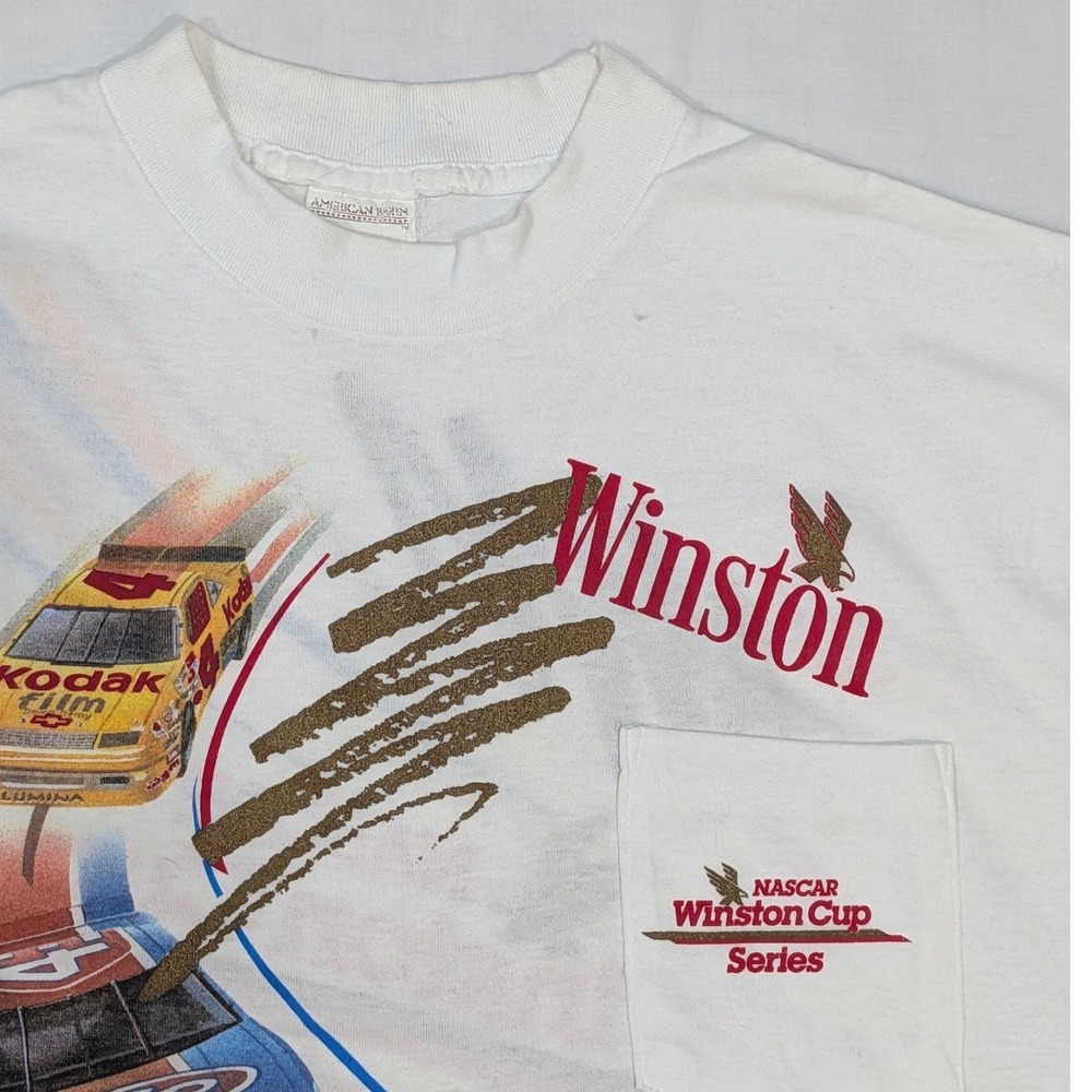 Vintage 1992 NASCAR Winston Cup T-Shirt XL Dale Earnhardt Richard Petty USA